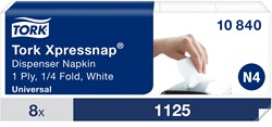 Tork Xpressnap® Dispenserservet Wit N4 – Hygiënisch en Efficiënt – 10840