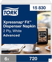 Tork Xpressnap Fit® Dispenserservet Wit N14 – Compact en Efficiënt – 15830
