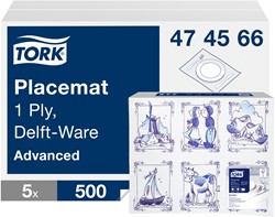 Tork placemat Delft-ware 474566 30x42cm Doos 5x500 stuks