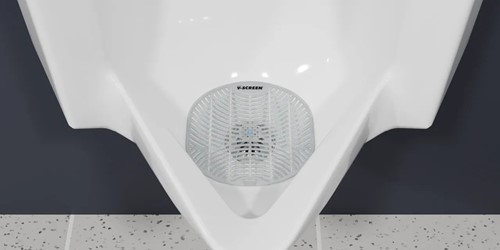 Vectair V-Screen Urinoirmat Cool Mint Blauw | Doos 12 stuks-2