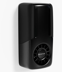 V-Air Flow luchtverfrisser dispenser zwart Excl. vulling en 2 C-celbat.