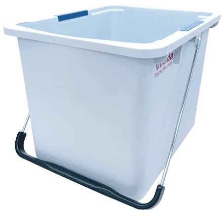 Vileda UltraSpeed Pro emmer 15L. gerecycled met blauwe kleurcodering